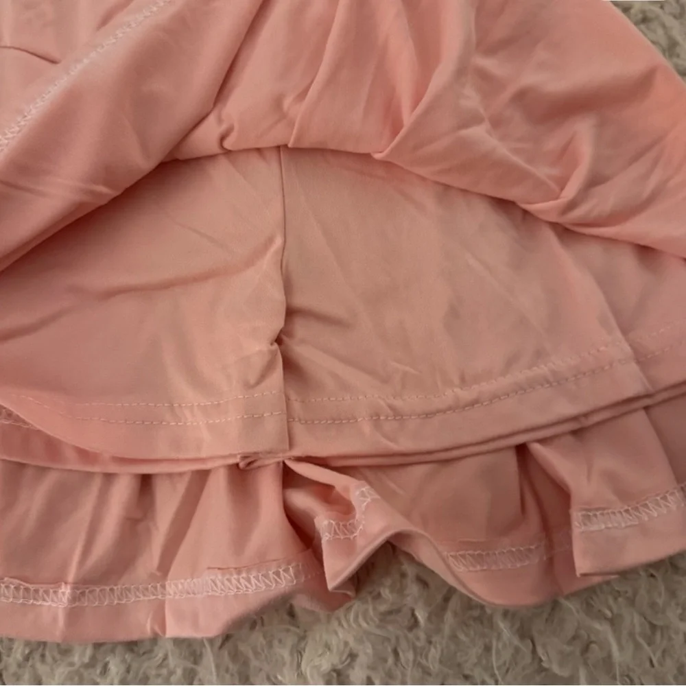12-18M Ballerina‎ Tee & Pink Pleated Skort Set Baby Girl Outfit NWT